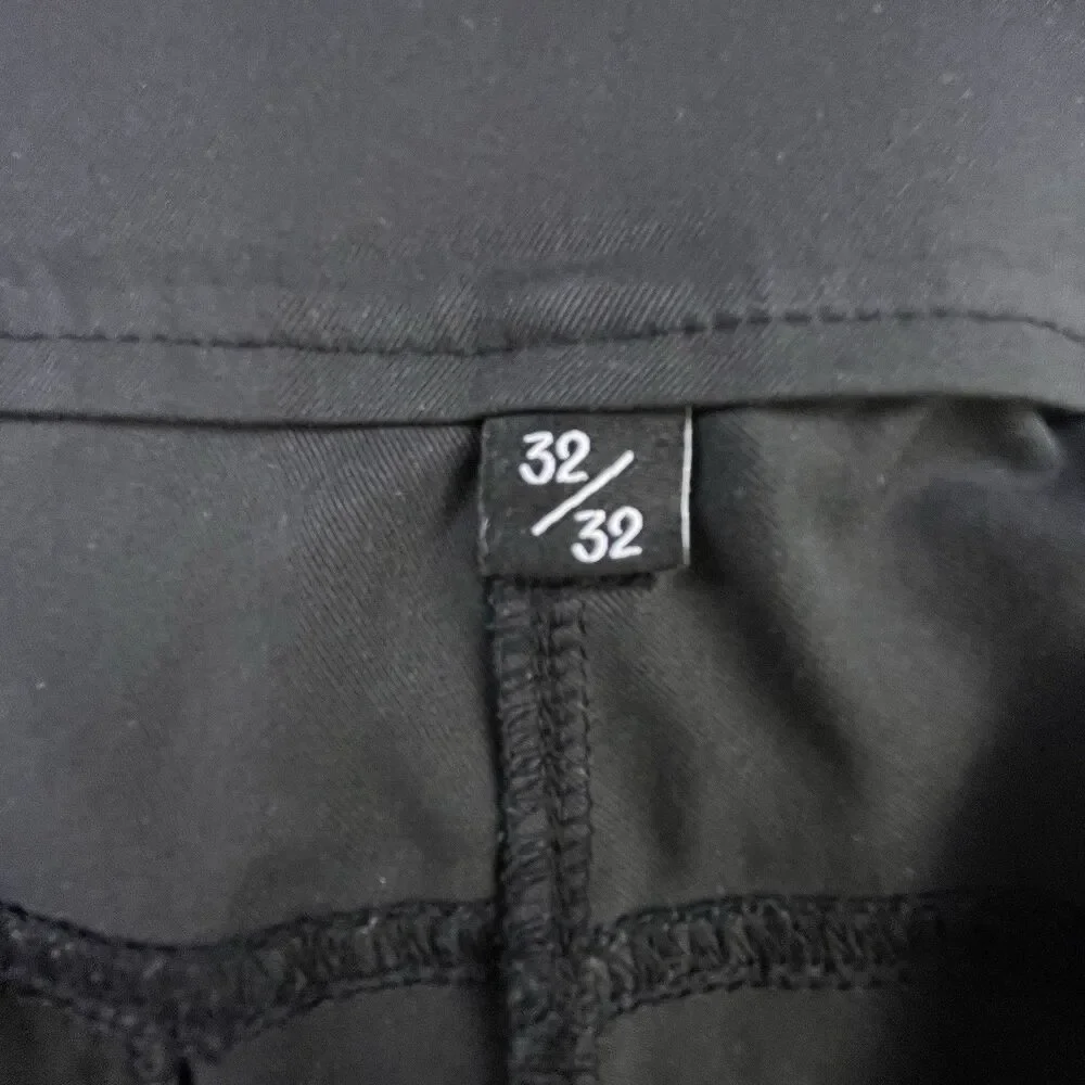 Public Rec Pants Mens 32x32 (Fits 32x31) Black Game Changer Performance Stretch